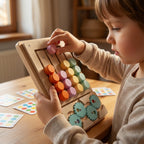 Labyrinthe de Tri de couleurs Montessori